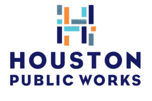 Logo Houston Public Works, référence actionneur de vannes portable dans l'Eau